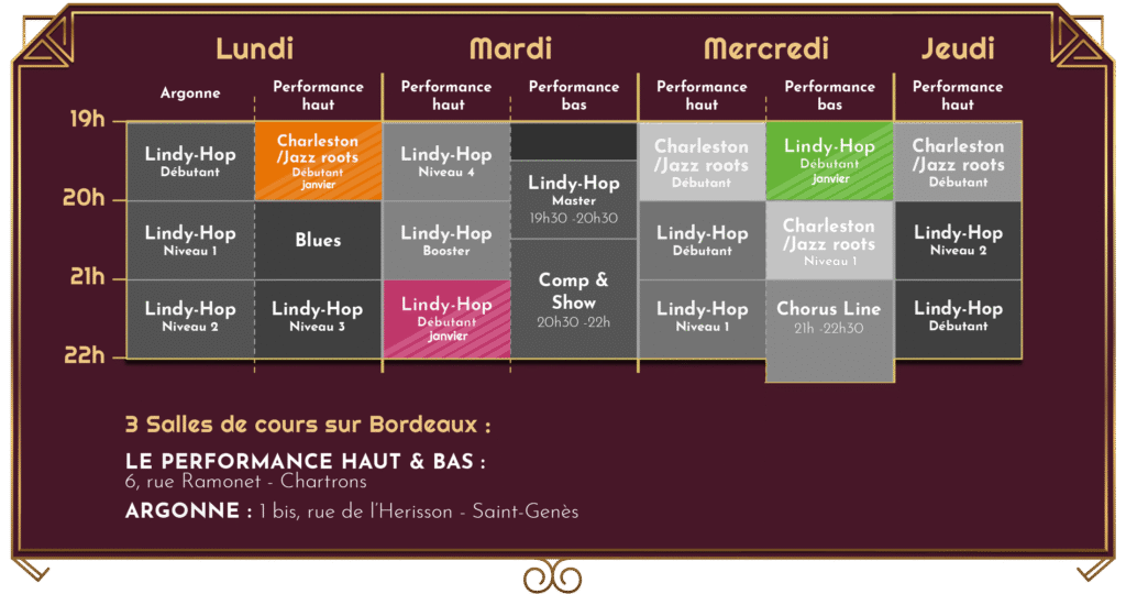 Programme JANVIER 2026 sans profs